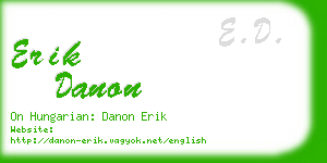 erik danon business card